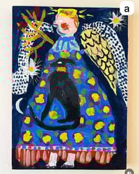 Image 1 of Guardian Angels / gouache on board 