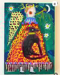 Image 2 of Guardian Angels / gouache on board 