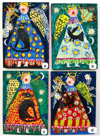 Image 5 of Guardian Angels / gouache on board 