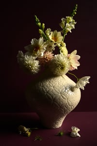 Dahlias and Cosmos in Purple