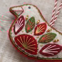 Image 2 of Festive Bird Decoration