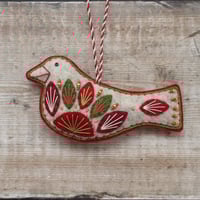 Image 1 of Festive Bird Decoration