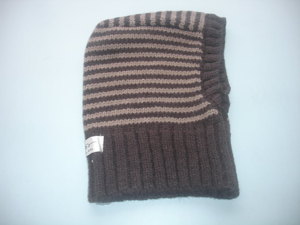 Image of Knit Hooded Scraf #3
