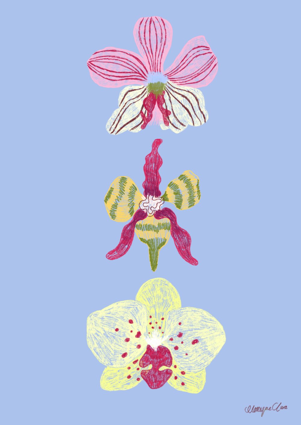 Image of Flower print A5