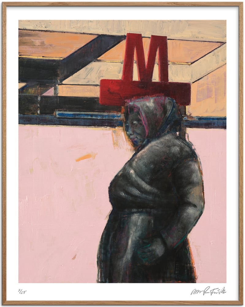 Image of Artprint / Giclée / Kunsttryk / "Metrokonen"