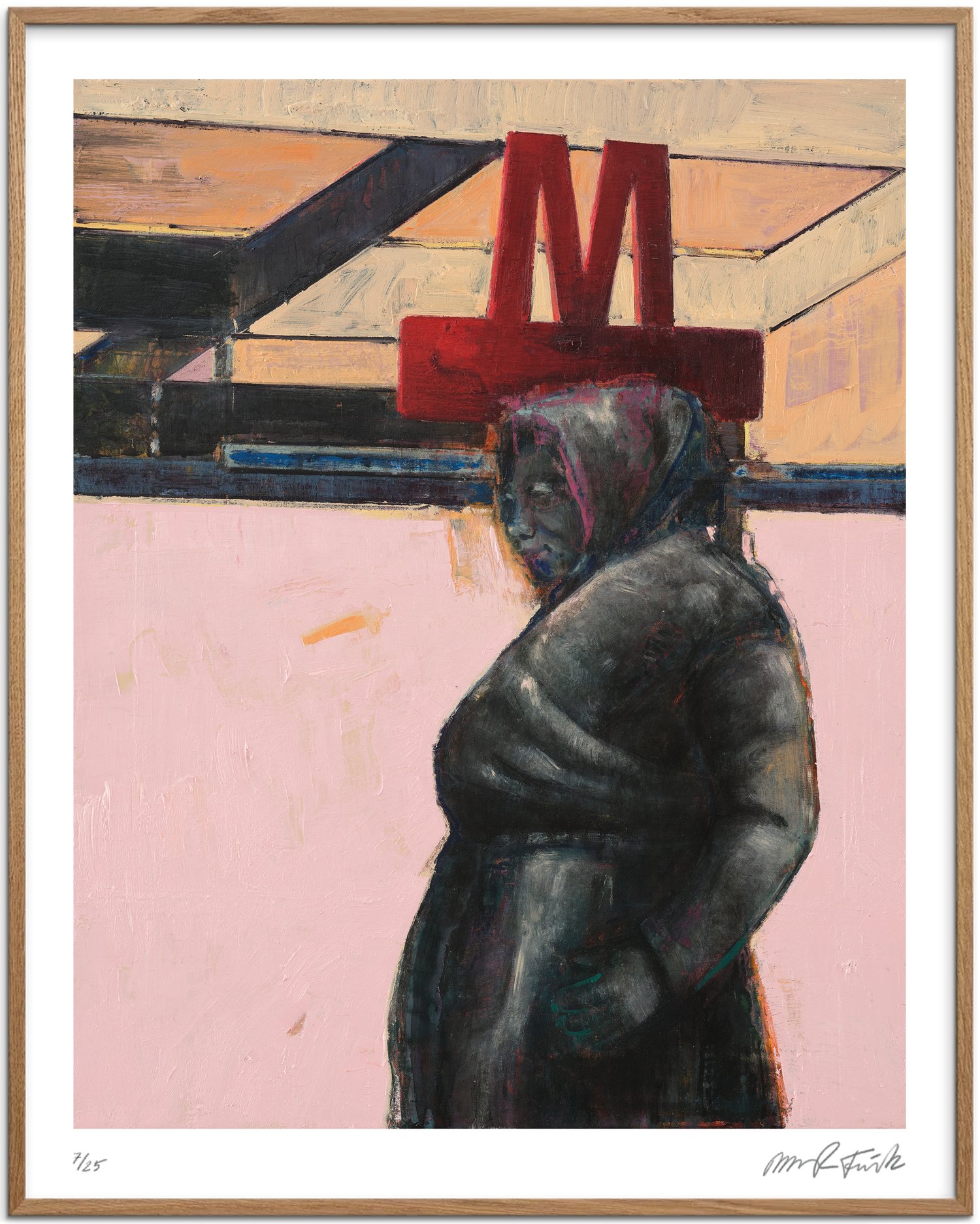 Image of Artprint / Giclée / Kunsttryk / "Metrokonen"