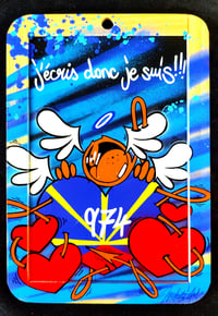 Ardoise "J'Ecris donc Je Suis"