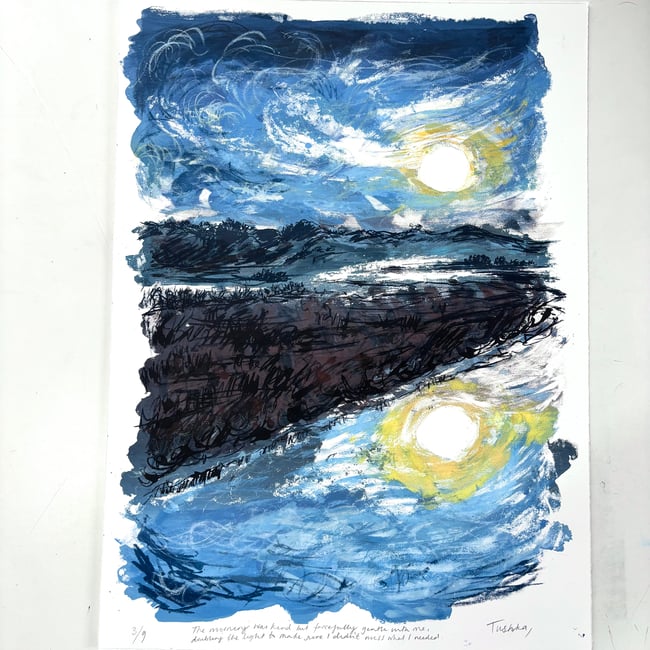 The morning was kind but forcefully gentle with me