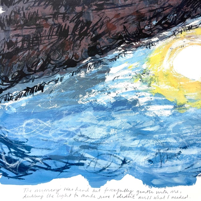 The morning was kind but forcefully gentle with me