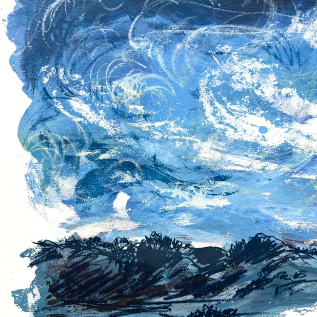 The morning was kind but forcefully gentle with me