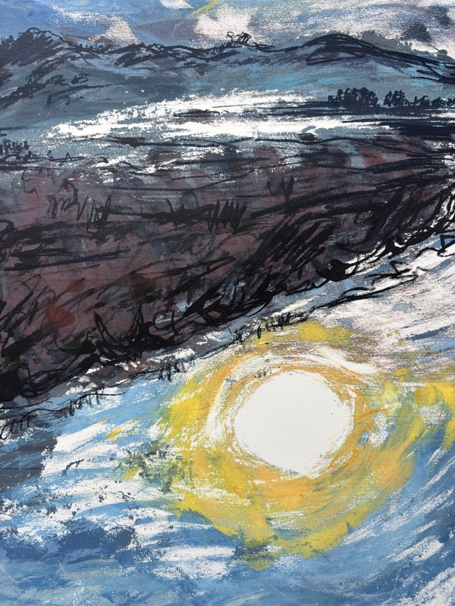 The morning was kind but forcefully gentle with me