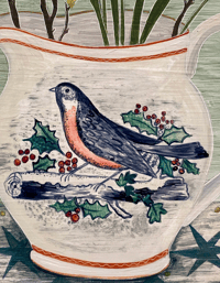Image 2 of Robin Jug by Debbie George