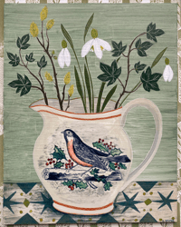 Image 1 of Robin Jug by Debbie George