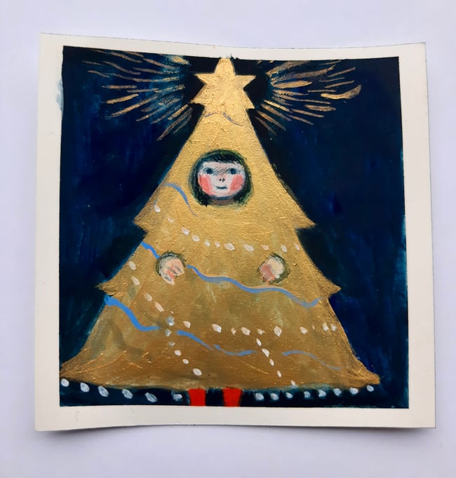 Golden tree ~ Original painting