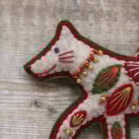 Image 2 of Festive Fox Decoration