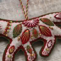 Image 3 of Festive Fox Decoration