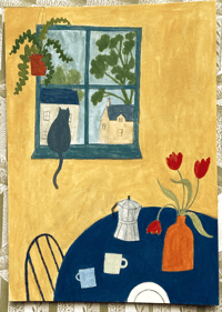 Image 1 of Morning Coffee by Lily Sanderson