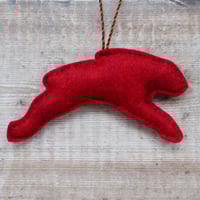 Image 5 of Festive Hare Decoration