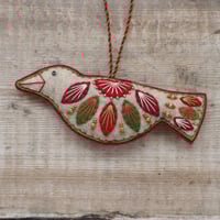 Image 1 of Festive Bird Christmas Decoration