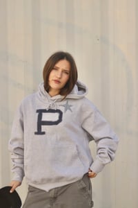 Image 5 of Navy P hoodie