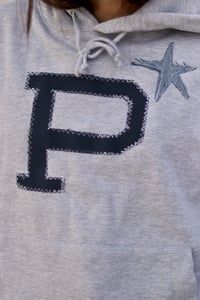 Image 2 of Navy P hoodie