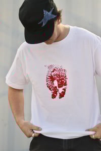 Image 1 of Cheetah Tee - Red 