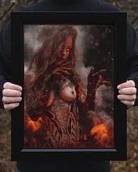 Image 1 of "Abaddon" Red Variant - Fine Art Print