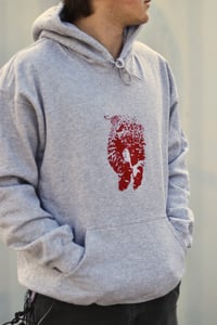 Image 3 of Cheetah Hoodie - RED