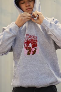 Image 1 of Cheetah Hoodie - RED