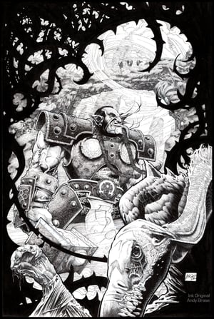 Image of <font color="yellow">*NEW 13x19 Limited Print</font> Land of Dust & Blood- Print (signed)