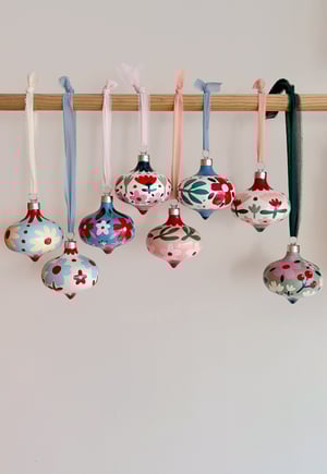 Image of ADORNOS DE NAVIDAD PINTADOS A MANO -2