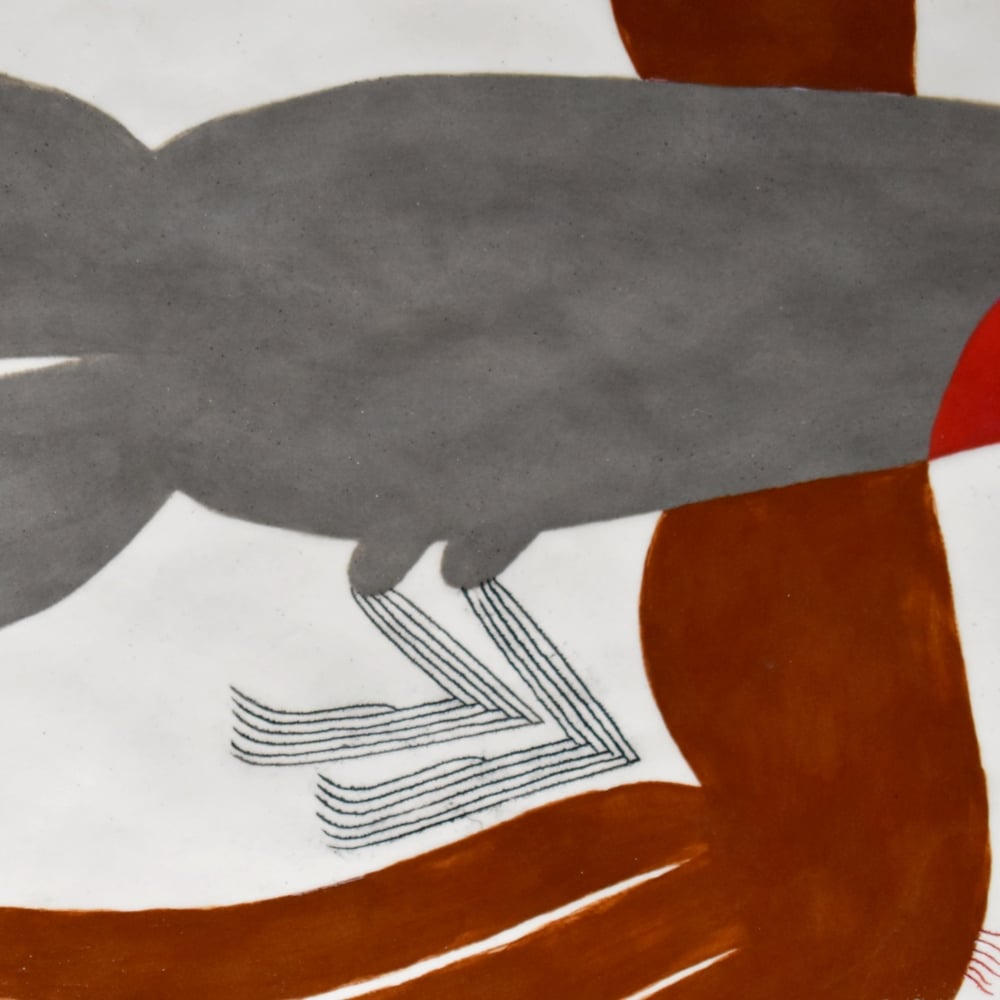 Image of Green/Yellow Bird Plate