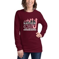 Image 3 of A Nation Can Rise No Higher than Its Woman - Long Sleeve