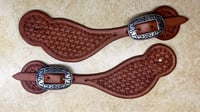 Basket Stamp Spur Straps 
