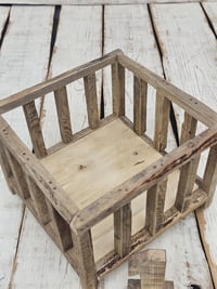 Image 4 of  Handmade wooden bed brown +number 1 SET