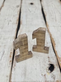   Handmade wooden  NUMBER 1* 15cm