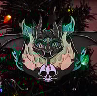 Image 1 of Bat Cat Ornament