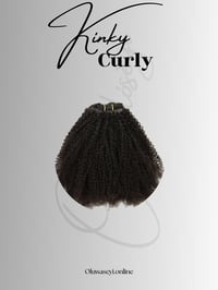 Kinky Curly Invisible Clip-In Hair Extensions