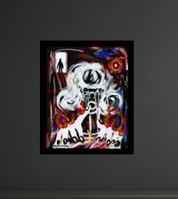 Image 2 of 'Insatiable' - Acrylic on Canvas Panel, 8x10 Framed