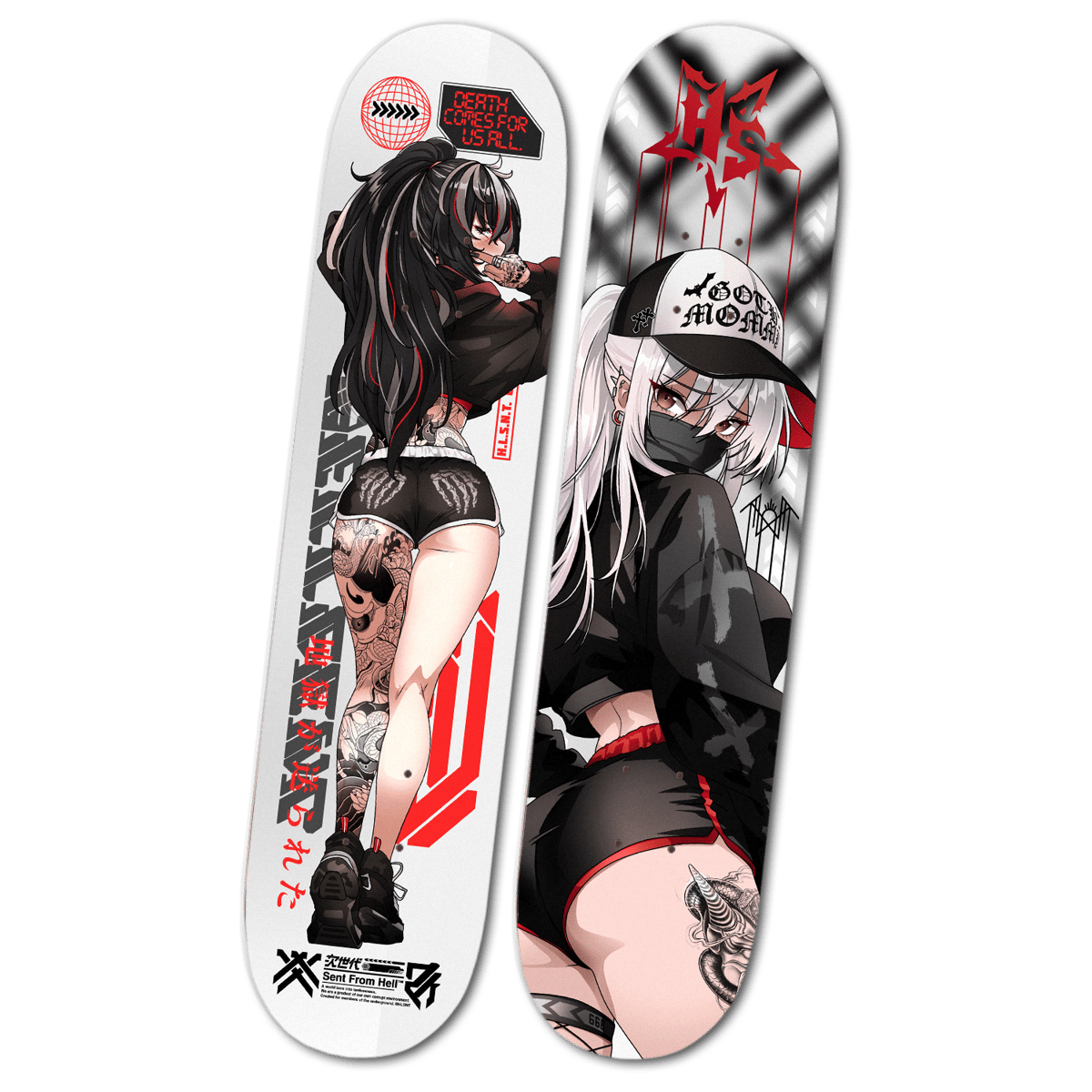 Image of Cybergirls Skateboard Decks