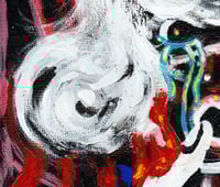 Image 3 of 'Insatiable' - Acrylic on Canvas Panel, 8x10 Framed