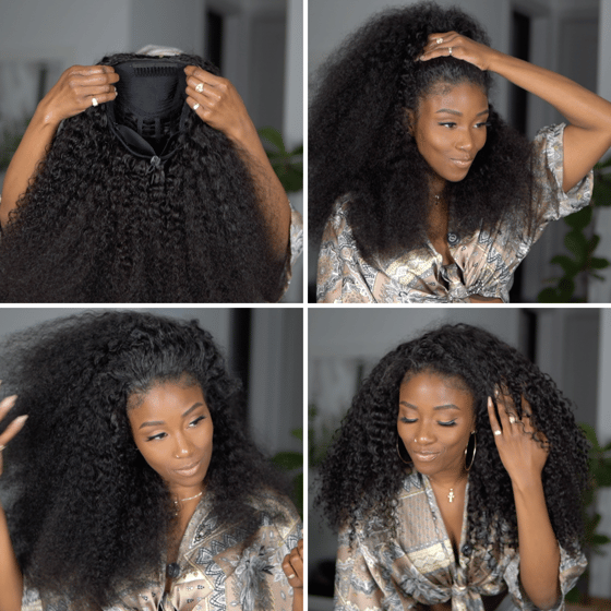 Image of  SEAMLESS FLIP OVER HALF WIG ( 3 IN 1 )