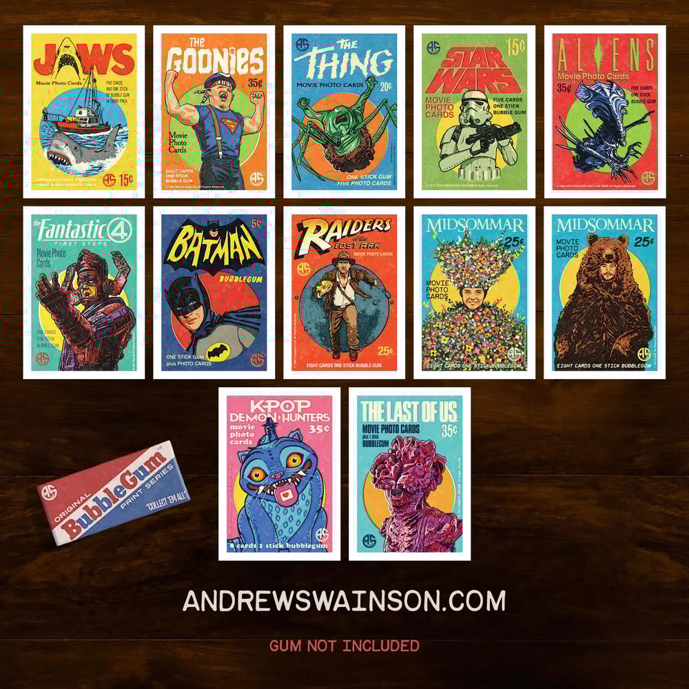 Image of BUBBLEGUM MINI PRINTS