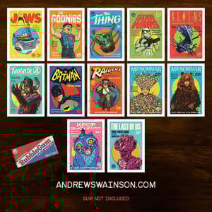 Image of BUBBLEGUM MINI PRINTS