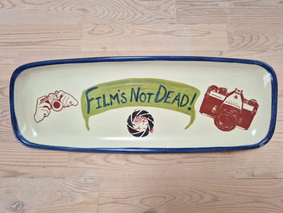 Image of Film's Not Dead!! Serving Platter - PICK UP ONLY
