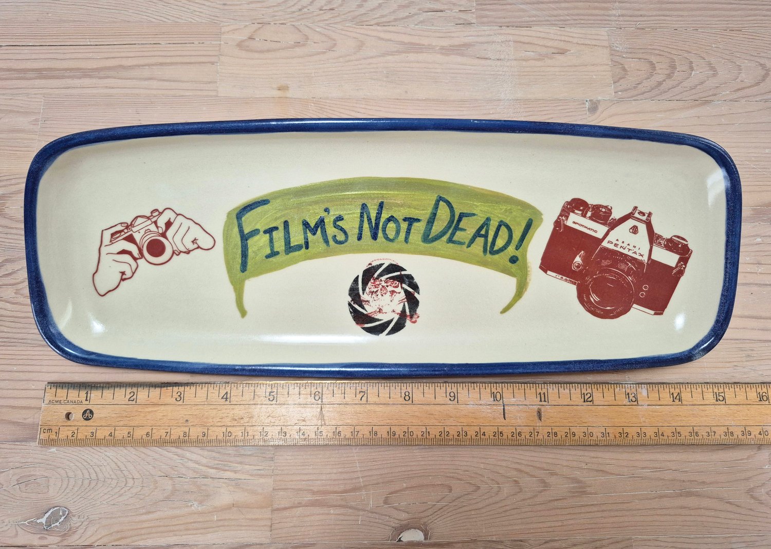 Image of Film's Not Dead!! Serving Platter - PICK UP ONLY