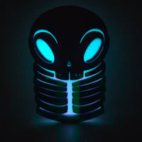 Image 2 of 7.5in Mega Skelly - blue