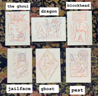 Image 3 of season of the bad guys daily original sketches