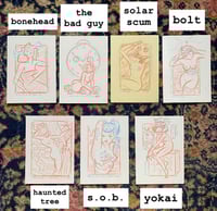 Image 4 of season of the bad guys daily original sketches