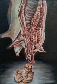 Image 1 of Mistletoe, original oil painting